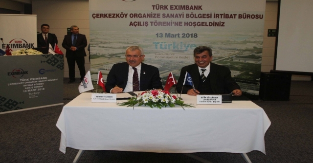 Türk Eximbank, Çerkezköy Osbde İrtibat Ofisini Açtı