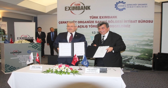 Türk Eximbank, Çerkezköy Osbde İrtibat Ofisini Açtı