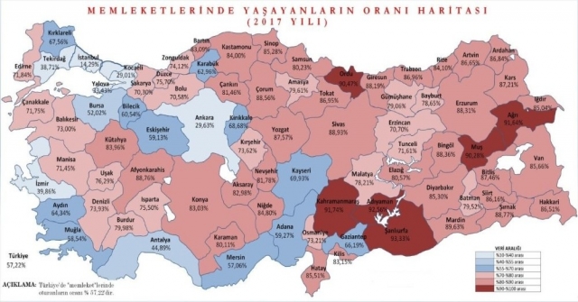 Türkiye'nin sadece yarısı doğduğu yerde yaşıyor!