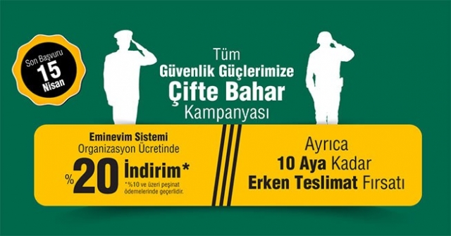 Konut Ve Otomobilde Asker Ve Polise Özel Kampanya
