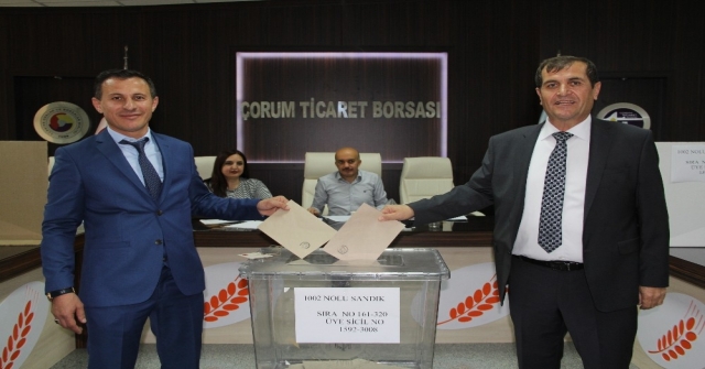 Çorum Ticaret Borsası Seçimleri Yapıldı