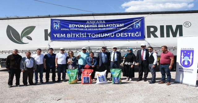 Kızılcahamamlı Çiftçiye Tohum Desteği