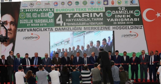 Burdur Tarım Ve Hayvancılık Fuarı Açıldı