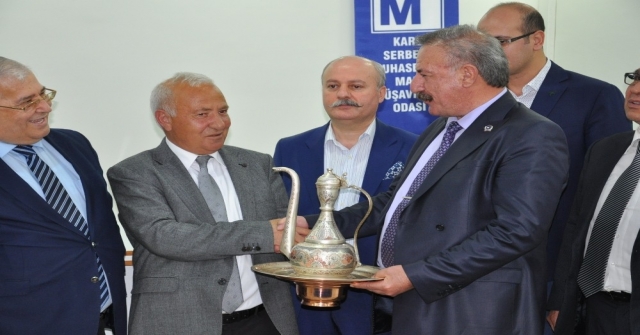 Kars-Iğdır-Ardahan Smmm Bölge Odasının Açılışını Devlet Eski Bakanı Masum Türker Yaptı