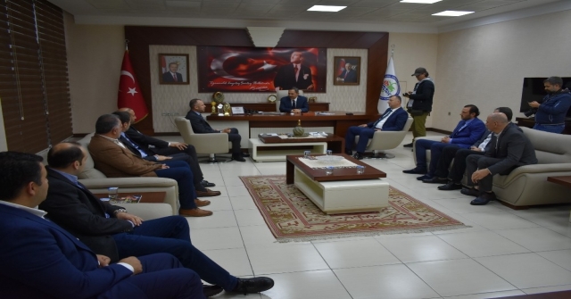 Keleş Ve Ekibi Başkan Uysalı Ziyaret Etti