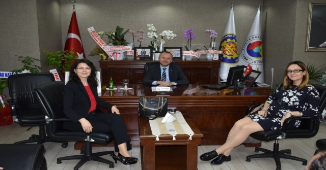 Keleş Ve Ekibi Başkan Uysalı Ziyaret Etti