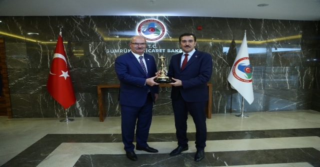 Atodan Gümrük Ve Ticaret Bakanı Tüfenkciye Ziyaret