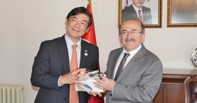 Japonyanın Türkiye Büyükelçisi Miyajima Trabzonda Ziyaretlerde Bulunuyor