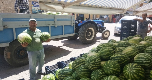Çemişgezek Karpuzu Tezgahlarda Yer Buluyor