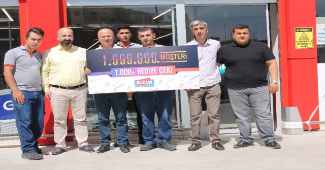 1 milyonuncu müşteri Midyat'tan