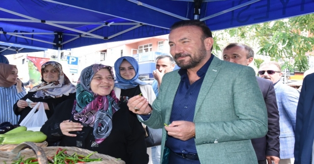 Köylü Ürünler Tezgahlarına Vatandaşlardan Yoğun İlgi