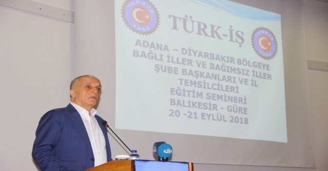Edremit Türk-İş Sendikası Seminerine Ev Sahipliği Yaptı