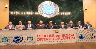 Kayseri İl ve İlçe Odalar ve Borsa Ortak Toplantısı Yapıldı ...