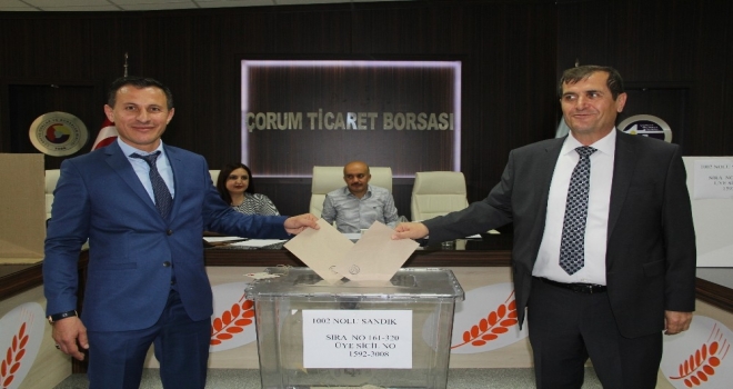 Çorum Ticaret Borsası Seçimleri Yapıldı