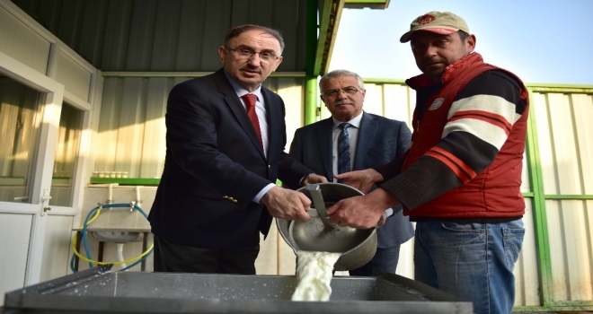 Kırsaldaki Süt Üreticilerine 450 Bin Tllik Katkı