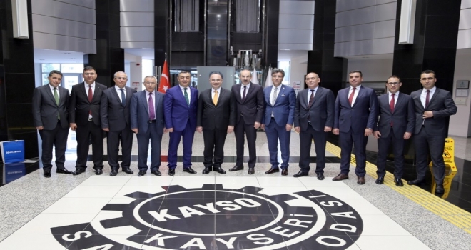 Halkbank Genel Müdüründen KAYSO'ya Ziyaret
