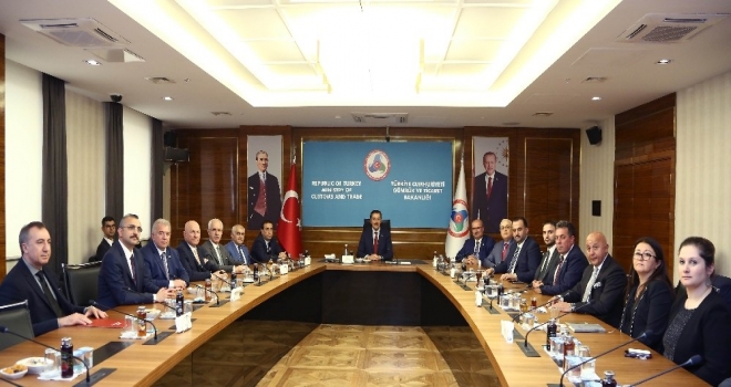 Atodan Gümrük Ve Ticaret Bakanı Tüfenkciye Ziyaret