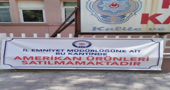 Niğde Polisi ABD Menşeli Ürünler Satmama Kararı Aldı