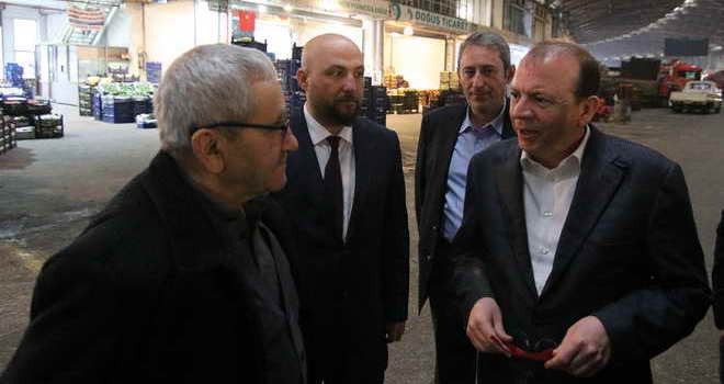 Bursa Ticaret Borsası’ndan Kent Hali’ne ziyaret