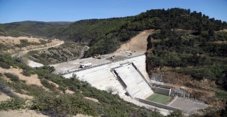Karamürsel İhsaniye Barajı Gövde Dolgusu Yükseliyor