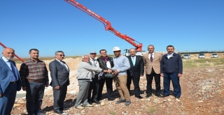 Haran Tıpa Cami Yapımı İçin İlk Harç Döküldü
