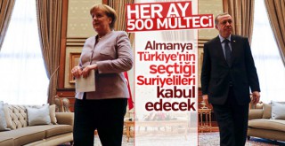 Almanya Türkiye'den her ay 500 mülteci alacak